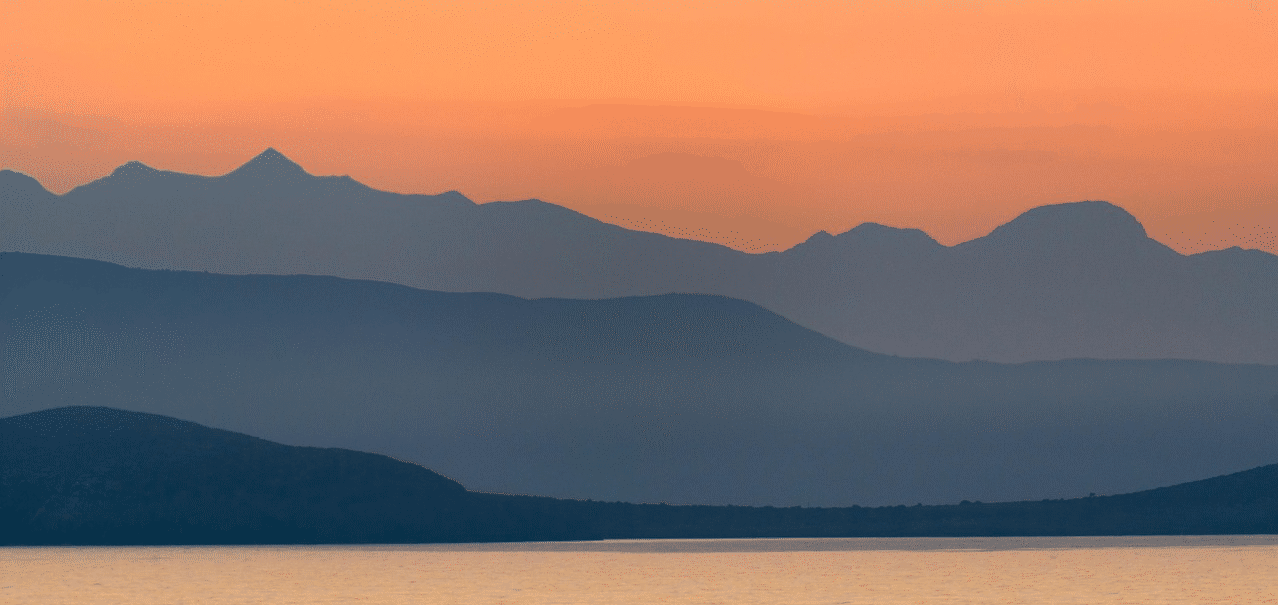 Horizon sunset